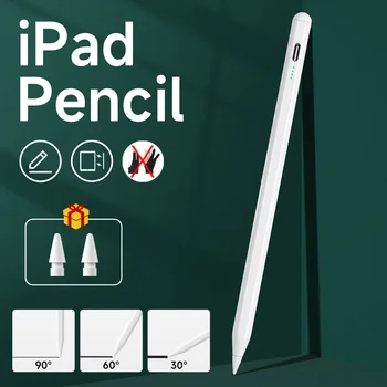 Apple Pliiats Koos Kalde Induktsiooni iPad Pliiats Palm Tagasilükkamise Võimsus Ekraan Stylus Pen for iPad Tarvikud 2018-2022 Pilt
