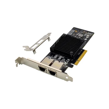 X550-T2 Serveri Võrgu Kaart PCIE X8 Dual Port RJ45 10GbE Võrgu Serveri Võrgu Kaart Ühendatud Võrgu Adapter Pilt