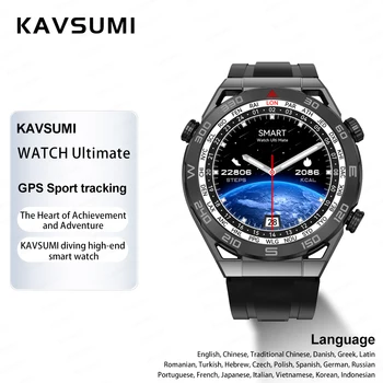 Näiteks Huawei Vaadata Ülim Smart Watch Mehed NFC EKG+PPG Bluetooth Kõne GPS-Motion Tracker Kompass Käevõru Äri Smartwatches Pilt