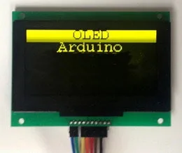 2,7-tolline Kollane OLED Moodul SSD1325 Sõita IC 128*64 Pilt