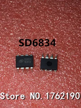 50TK/PALJU SD6834 DIP-8 Hea kvaliteediga Originaal LED vedel kristall võimu kontrolli-kiip Pilt