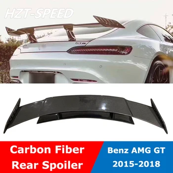 R Tüüpi Double Layer süsinikkiust Tagasi Pagasiruumi Tiiva Tagumine Spoiler Jaoks Benz AMG GT Coupe Muuta 2015-2018 Pilt