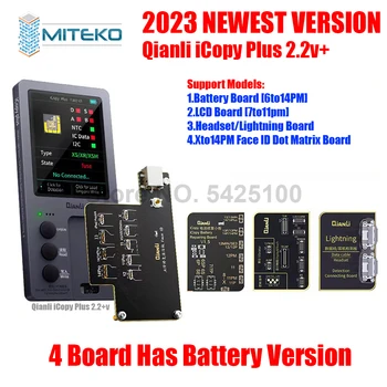 Qianli iCopy Plus 2.2 v + koos Aku Testimise Board 7 8 8P X-XR, XS XSMAX 11PM 12 LCD Vibraator Üleandmise EEPROM Programmeerija Pilt