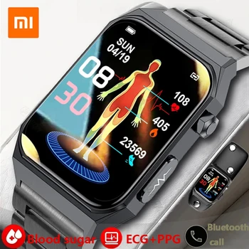 Xiaomi 2023 veresuhkru Smart Watch Mehed EKG+PPG Südame Löögisageduse Sport Automaatne Infrapuna Veresuhkru Rõhk Tervis Kellad Pilt