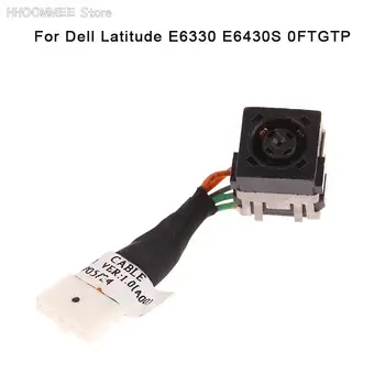 1tk Sülearvuti Port Plug Kaabel Traat Dell Latitude E6330 E6430S 0FTGTP Power Jack Socket Connector Cable Pilt