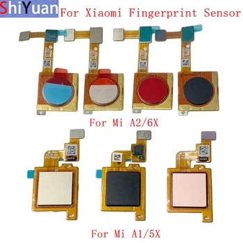 Fingerprint Sensor Skanner Home Nuppu Flex Kaabel Ribbon Xiaomi Mi A2 6X A1 5X Touch Sensor Flex Kaabel Varuosad Pilt