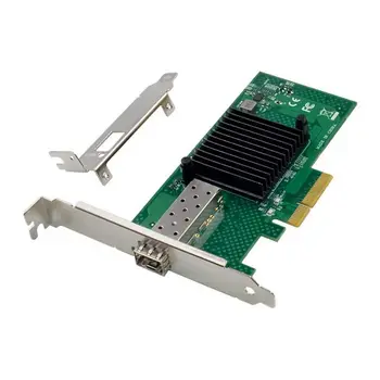 X520-SR1 10G SFP+ Server Kiudoptilise Võrgu Kaart 82599EN Kiip PCIE X4 Ühe Optiline Port Võrgu Kaart Pilt