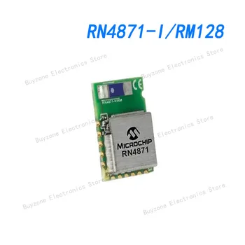 RN4871-I/RM128 Bluetooth-4.2 silmas on gaasimull Moodul, ASCII-Liides, Varjestatud, Antenn, 9x11.5mm -, Tööstus-Temp Pilt