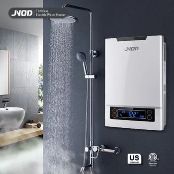 JNOD Tankless Electric Water Electric heater Moodne Uudne Disain Vannituba vahetu elektriline hot Water heater Pilt